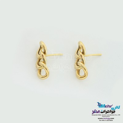 گوشواره طلا - طرح کارتیه