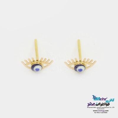 گوشواره طلا - طرح چشم نظر
