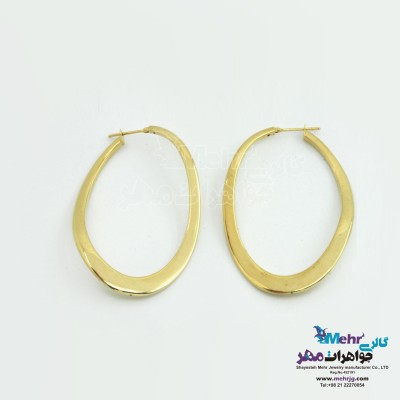 گوشواره طلا - طرح موج