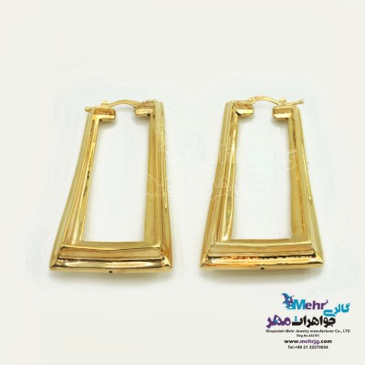 گوشواره طلا - طرح هندسی