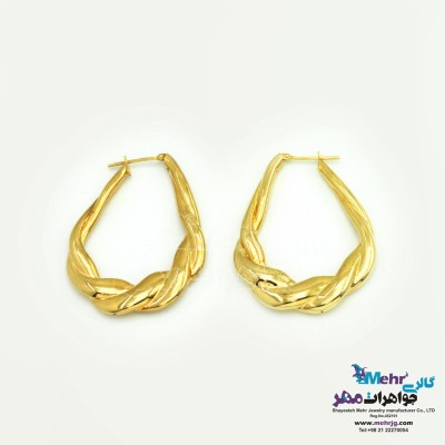 گوشواره طلا - طرح پیچک