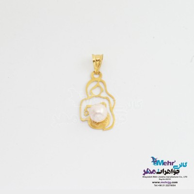 آویز طلا - طرح بارداری