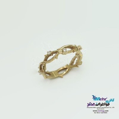 انگشتر طلا - طرح پیچک