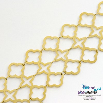 دستبند طلا - طرح ون کلیف