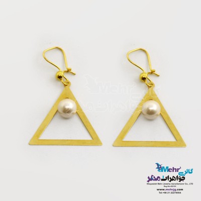گوشواره طلا - طرح هندسی