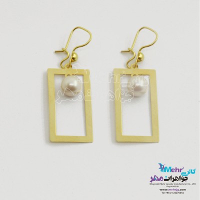 گوشواره طلا - طرح هندسی