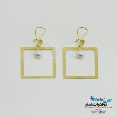 گوشواره طلا - طرح هندسی