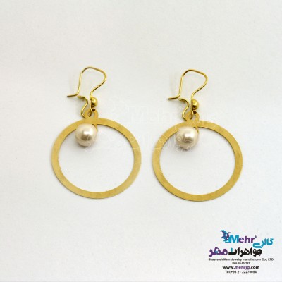 گوشواره طلا - طرح هندسی