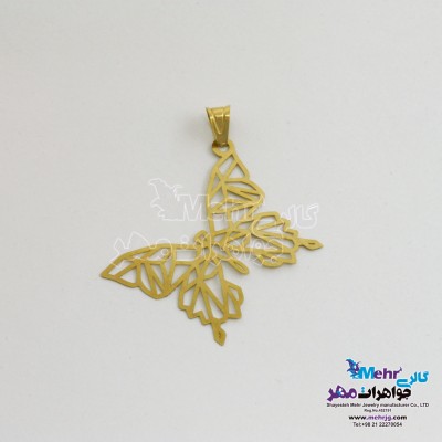 آویز طلا - طرح پروانه