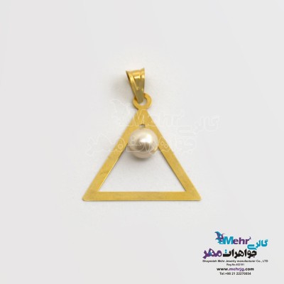 آویز طلا - طرح هندسی