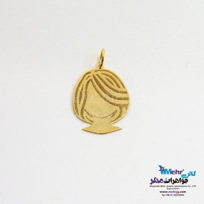 آویز طلا - طرح گیسو