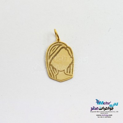 آویز طلا - طرح گیسو