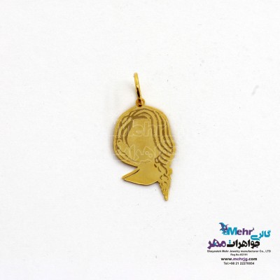 آویز طلا - طرح گیسو