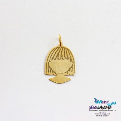 آویز طلا - طرح گیسو