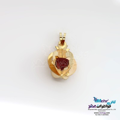 آویز طلا - طرح انار
