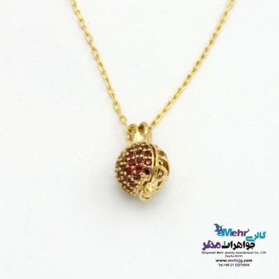 گردنبند طلا - طرح انار