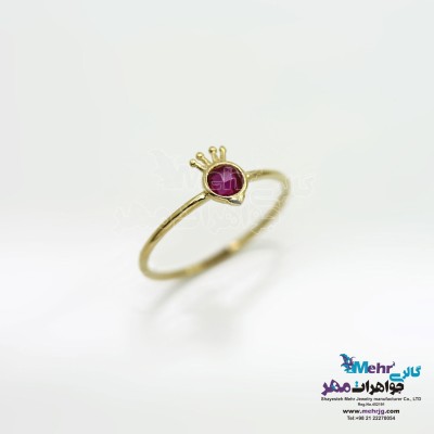 انگشتر طلا - طرح انار