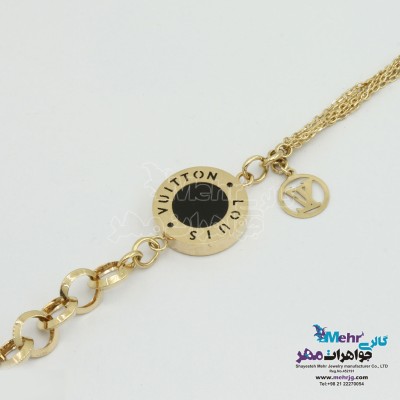 دستبند طلا - طرح لویی ویتون