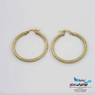 گوشواره طلا - طرح پیچک