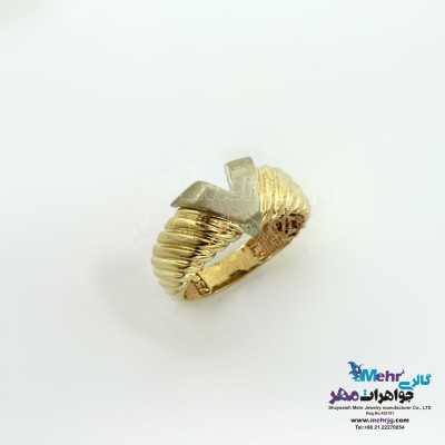 انگشتر طلا - طرح  V