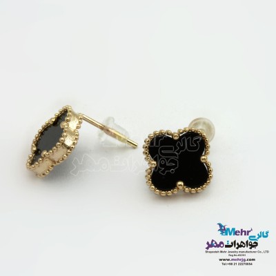 گوشواره طلا - طرح ونکلیف اونیکس