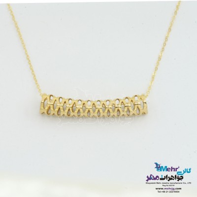 گردنبند طلا - طرح لوله ای