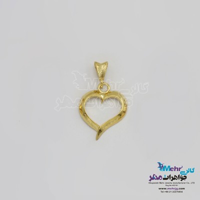 آویز طلا - طرح قلب