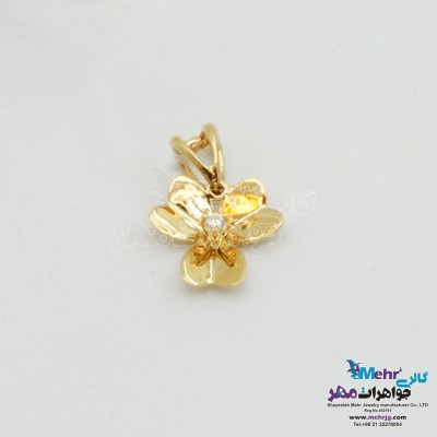 آویز طلا - طرح شبدر