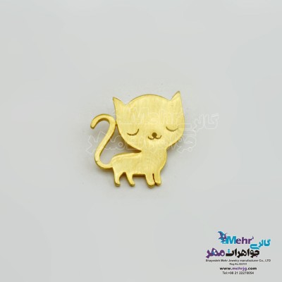 آویز طلا - طرح گربه