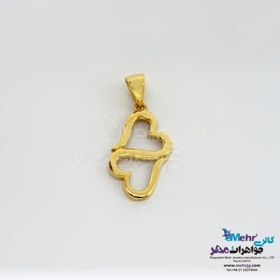 آویز طلا - طرح قلب