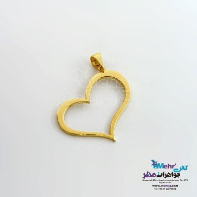 آویز طلا - طرح قلب
