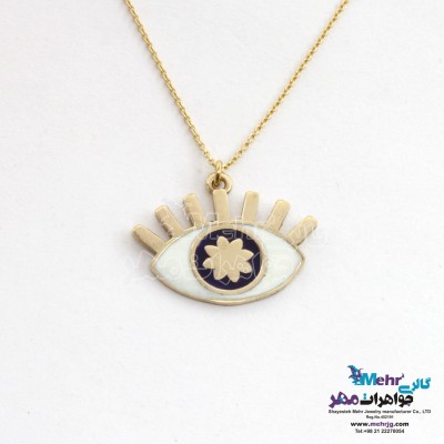 گردنبند طلا - طرح چشم نظر