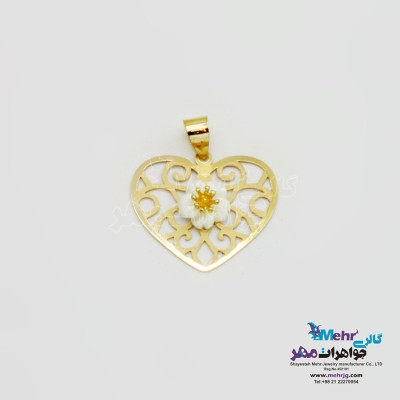 آویز طلا - طرح قلب