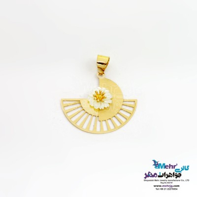 آویز طلا - طرح طاووس