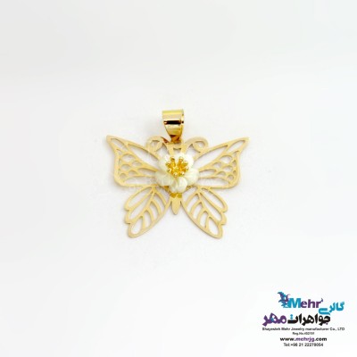 آویز طلا - طرح پروانه