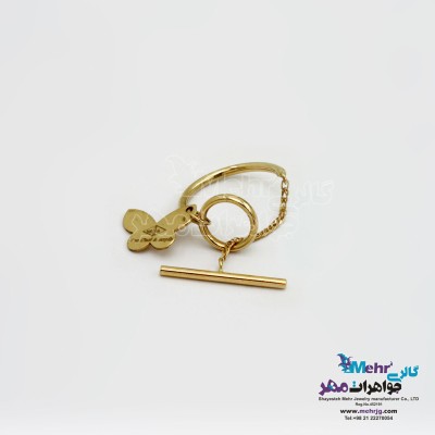 انگشتر طلا - طرح تیفانی