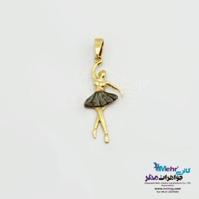 آویز طلا - طرح بالرین