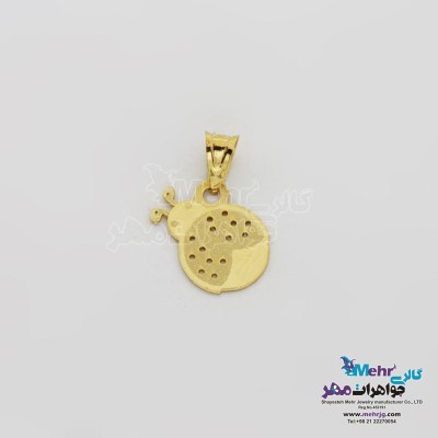 آویز طلا - طرح کفشدوزک