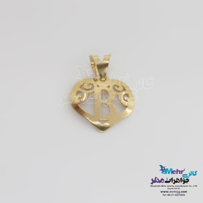 آویز طلا - طرح حروف الفبای لاتین
