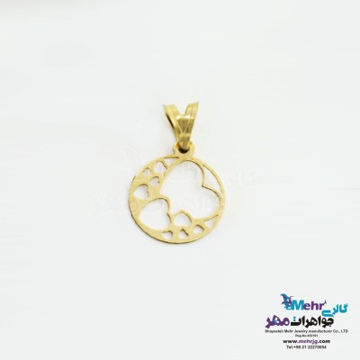 آویز طلا - طرح قلب
