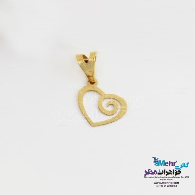 آویز طلا - طرح قلب