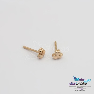 گوشواره طلا - طرح شبدر