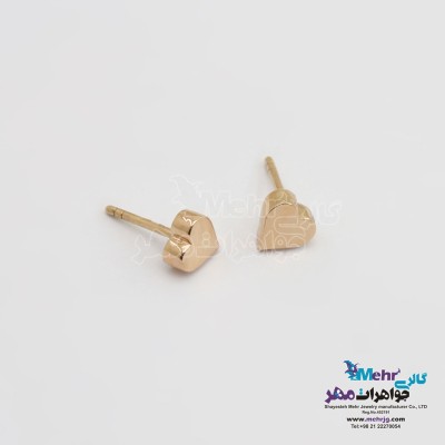گوشواره طلا - طرح قلب