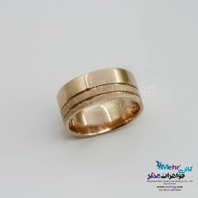 انگشتر طلا - طرح رینگ