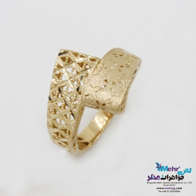 انگشتر طلا - طرح توری