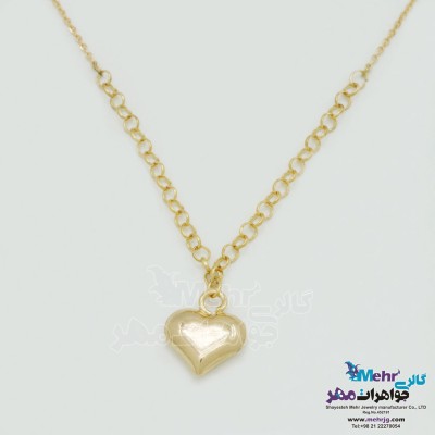 گردنبند طلا - طرح قلب