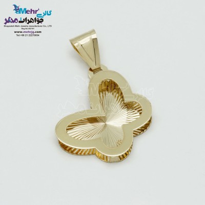 آویز طلا - طرح پروانه