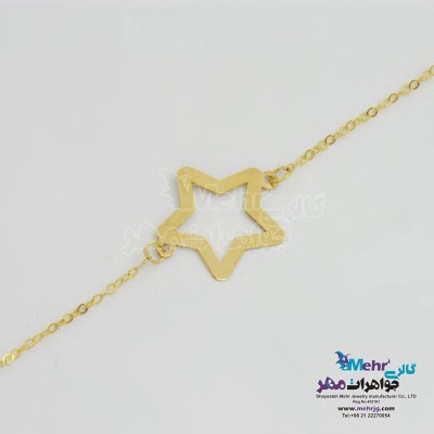 دستبند طلا - طرح ستاره