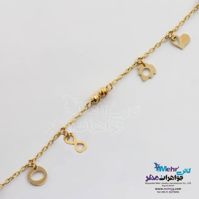 دستبند طلا - طرح هندسی