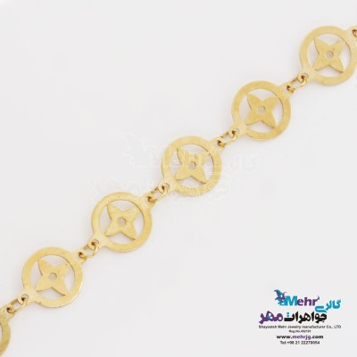 دستبند طلا - طرح استار